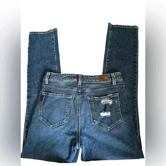 PAIGE Julia Straight Tamara Jeans Mid-rise - Picture 4 of 9